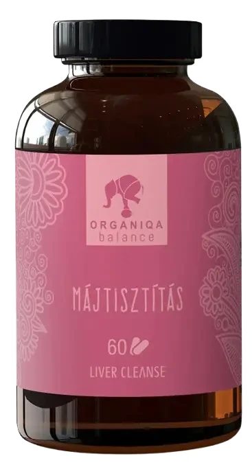 Organiqa balance Májtisztítás kapszula 60 db