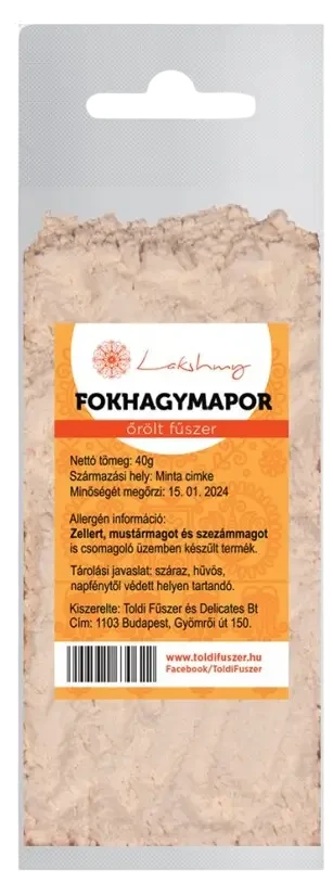 Fokhagymapor 40g