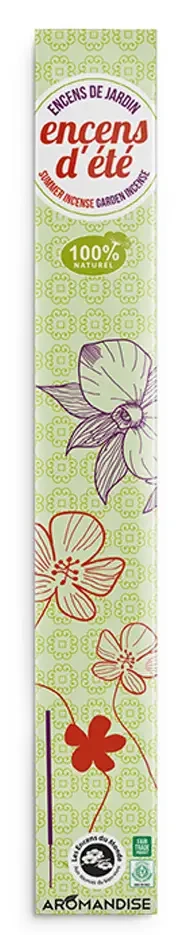 Aromandise Summer Citronella-Geránium kültéri füstölőpálcika 40 cm 3 szál/csomag