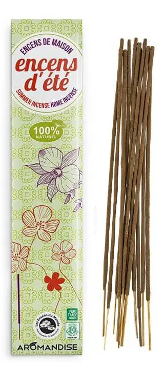 SUMMER - Citronella - Geránium beltéri füstölőpálcika- 12 szál/csomag