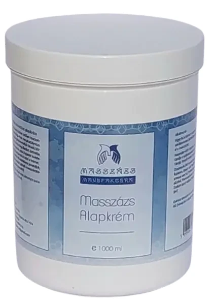 Masszázs Manufaktúra Illatmentes alapkrém (paraffin bázisú) 1000ml