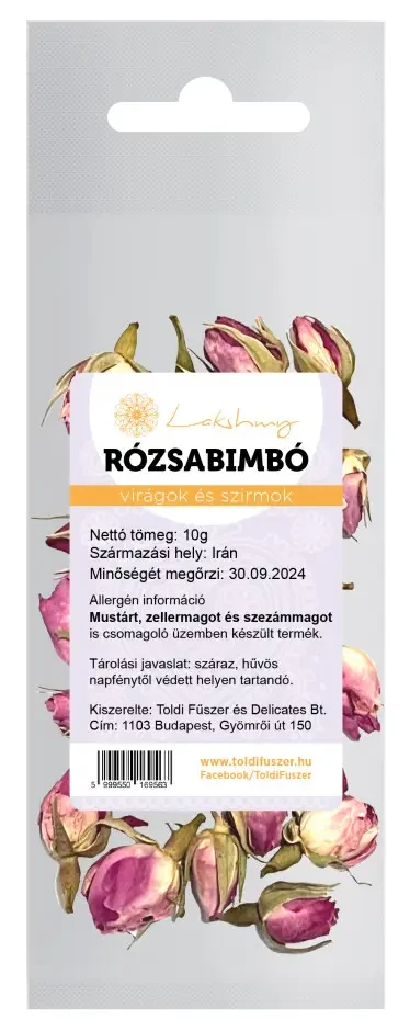 Lakshmy Rózsabimbó rózsaszín 10 g