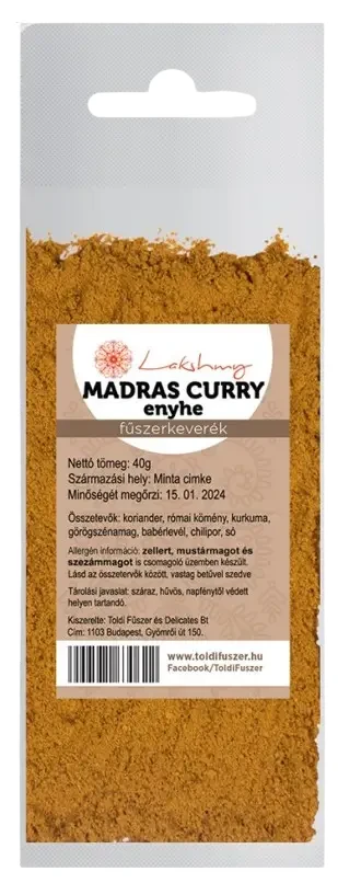 Lakshmy Madras Curry enyhe fűszerkeverék 40 g