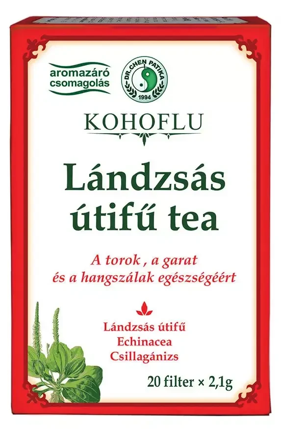 Dr. Chen Kohoflu Lándzsás Útifű tea 20 filter