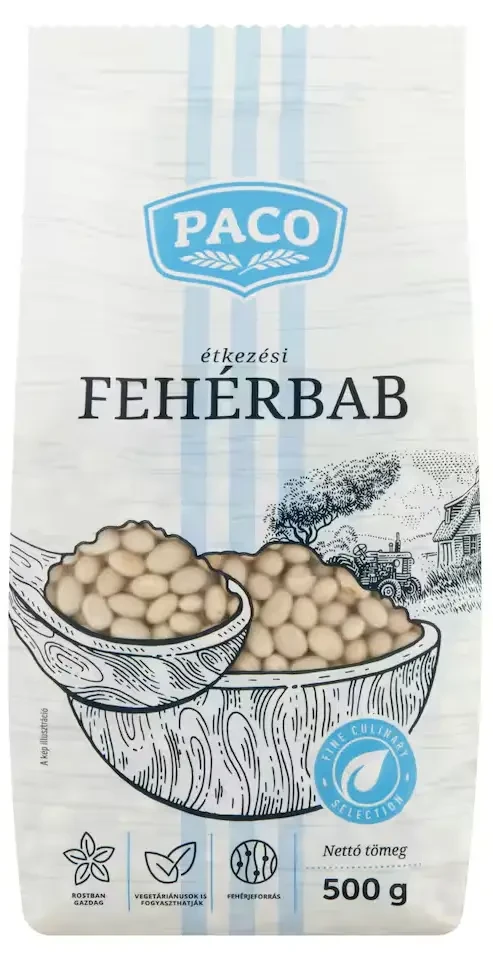 PACO Étkezési fehérbab (gyöngy) 500g