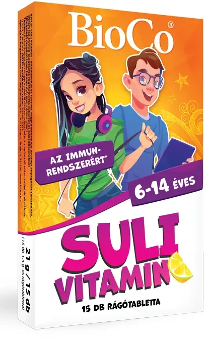 BioCo Suli-vitamin rágótabletta (citrom) 15x