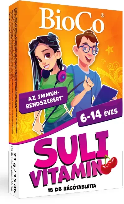 BioCo Suli-vitamin rágótabletta (cseresznye) 15x