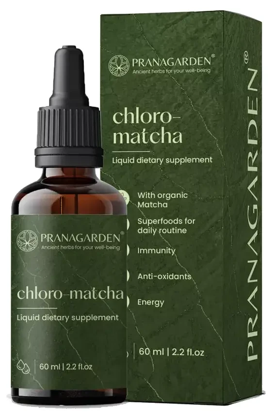 Pranagarden Chloro-Matcha folyékony étrendkiegészítő 60ml