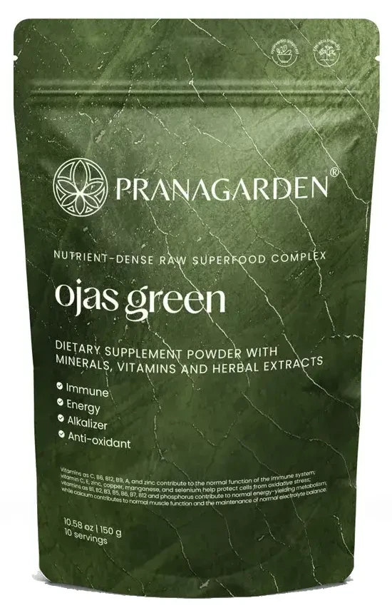 Pranagarden Ojas Green antioxidáns - adaptogén szuperformula 150g