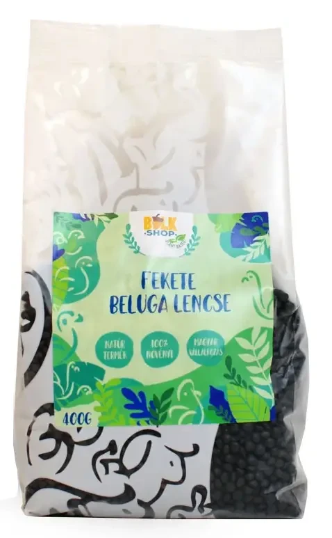 Bulkshop Fekete Beluga Lencse 400g