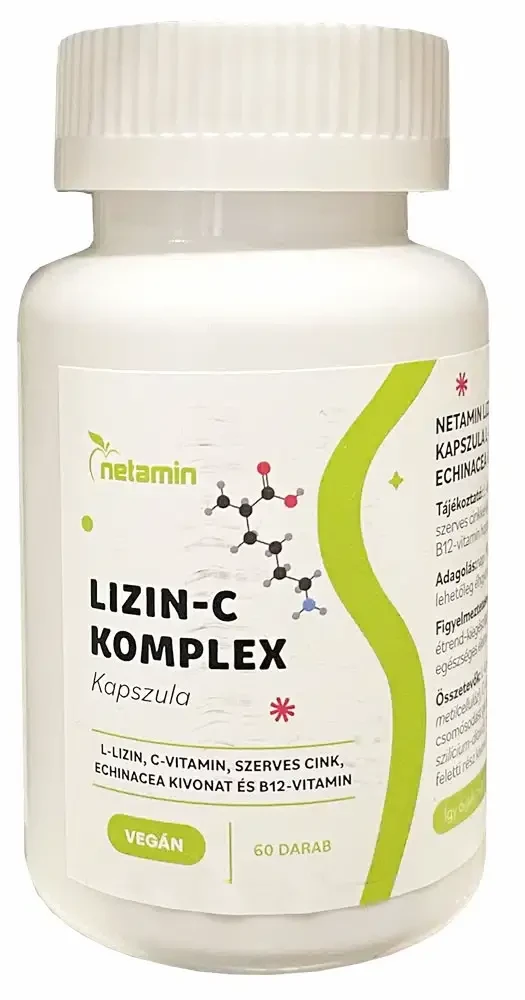 Netamin Lizin Pajzs komplex kapszula 60db