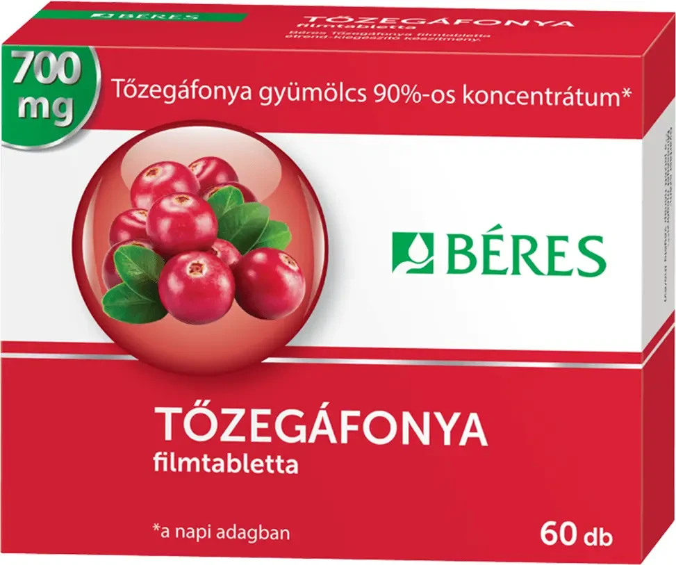 Béres Tőzegáfonya filmtabletta 60db
