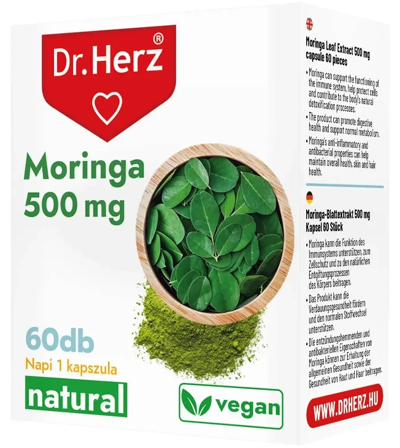 Dr. Herz Moringa 650 mg 60 db kapszula