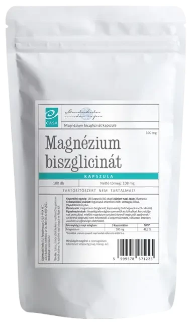 CASA Magnézium-biszglicinát kapszula 180 db