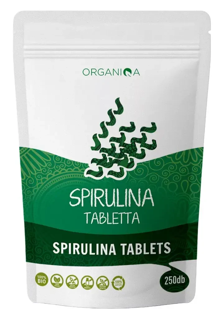 Organiqa Bio Spirulina tabletta 250db (125g)