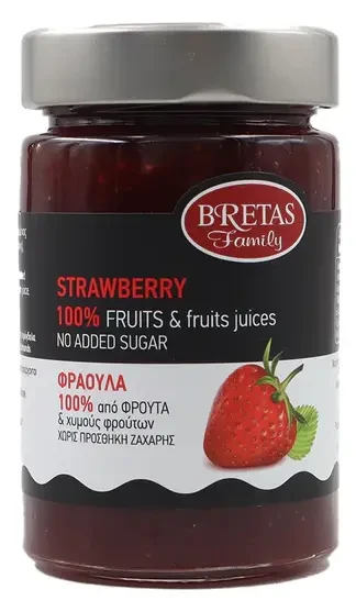BRETAS 100% Dzsem - Eper 240g