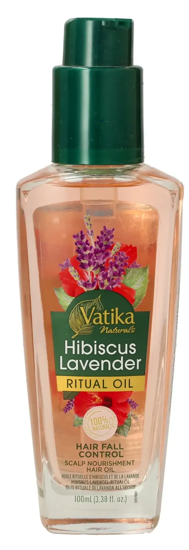 Dabur Vatika Naturals Ritual Hajápoló Olaj Hibiszkusszal és Levendulával 100 ml