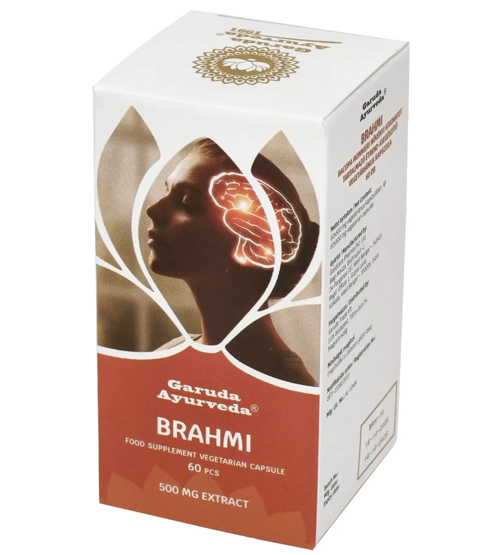 Garuda Ayurveda Brahmi vega kapszula 60db
