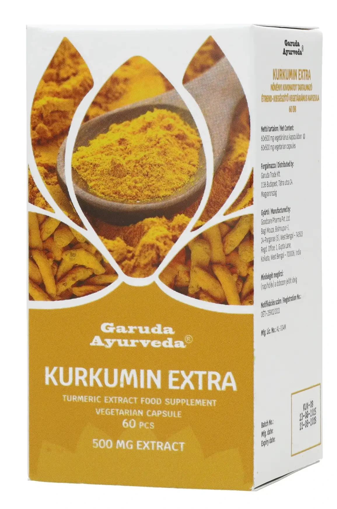 Garuda Ayurveda Kurkumin Extra 60 db