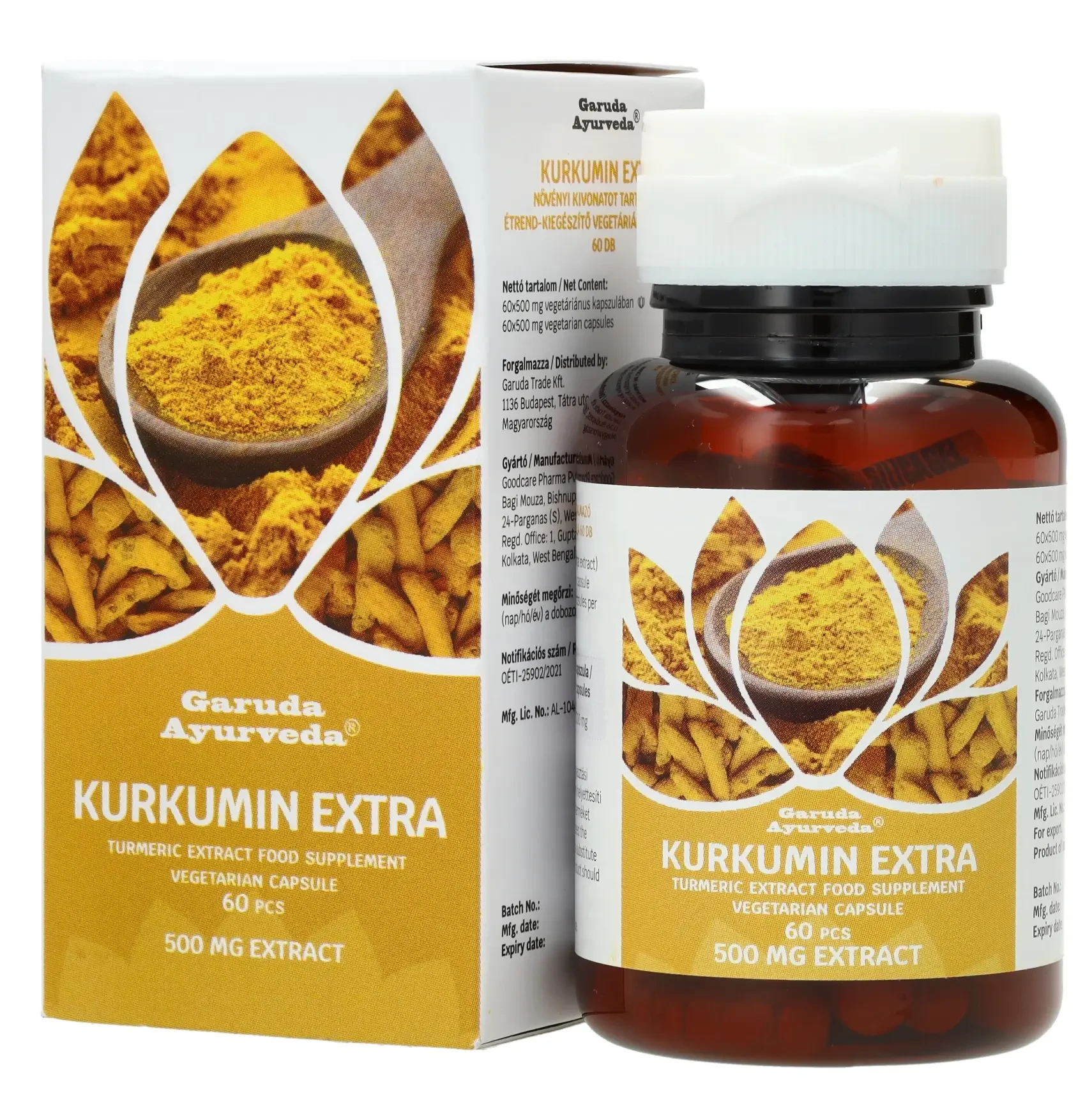 Garuda Ayurveda Kurkumin Extra 60 db