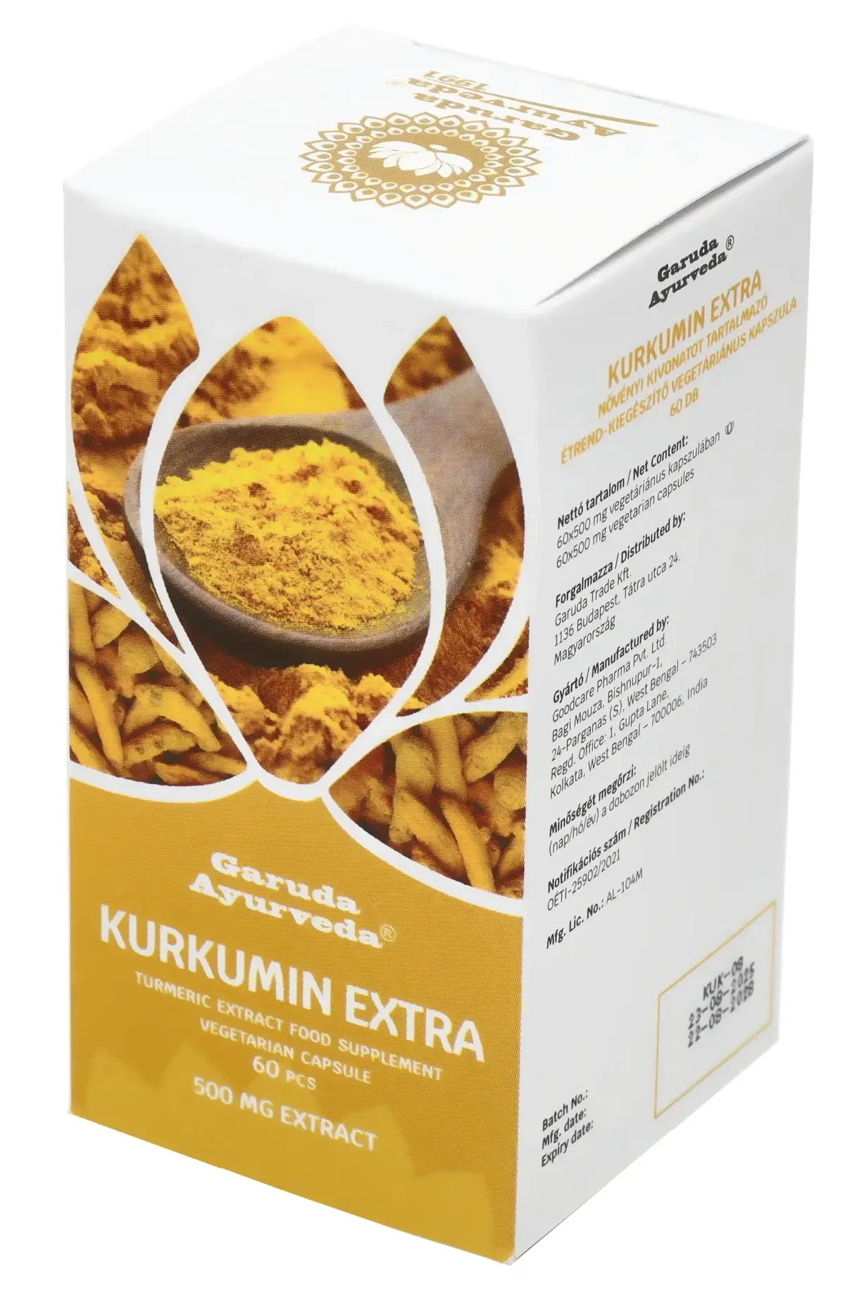 Garuda Ayurveda Kurkumin Extra 60 db