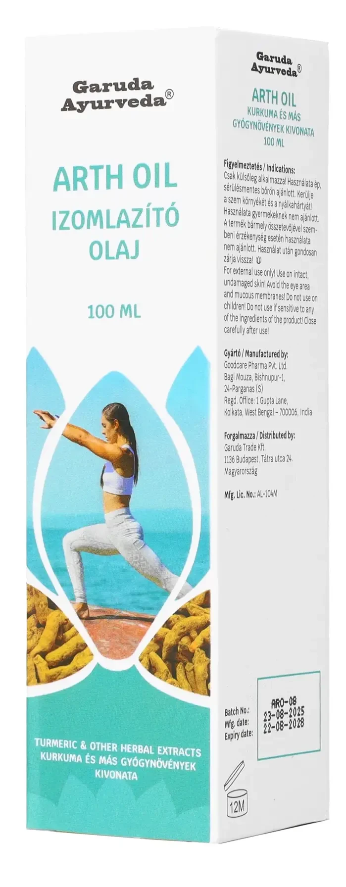 Garuda Ayurveda izomlazító olaj 100ml