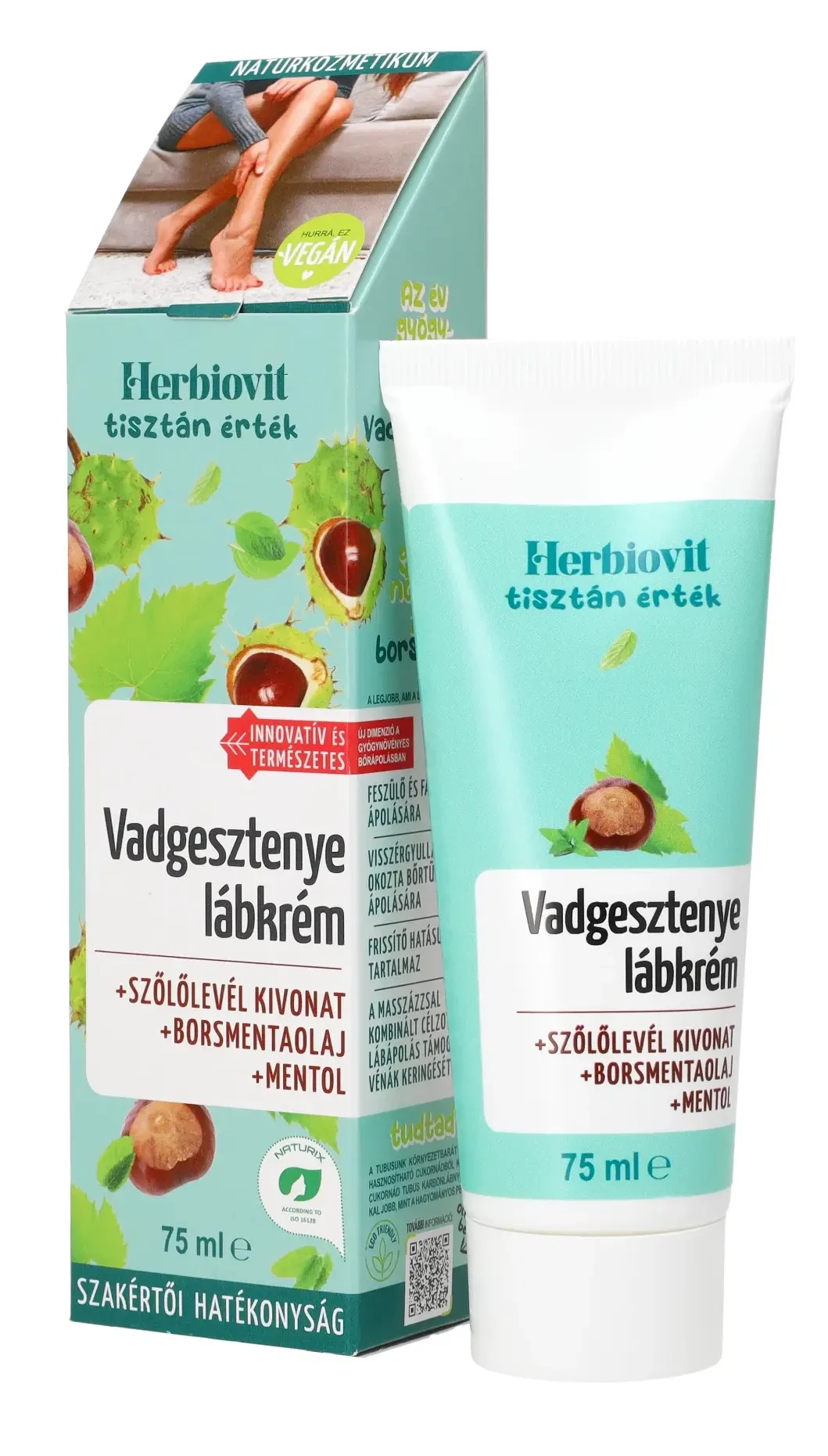 Herbiovit Vadgesztenyés lábkrém 75ml