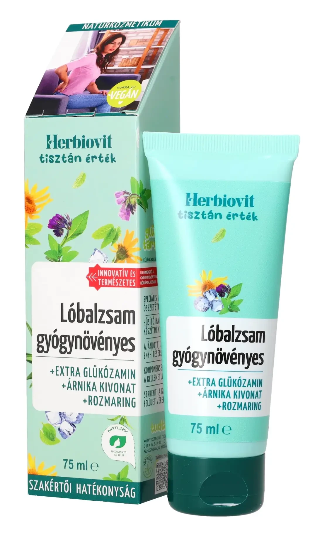 Herbiovit Lóbalzsam Gyógynövényes 75ml