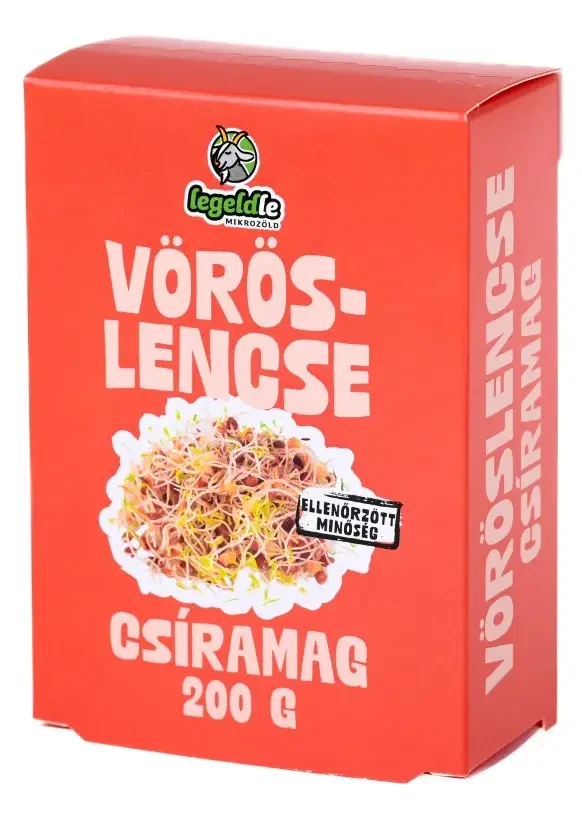 Legeldle Vöröslencse 200 g csíramag