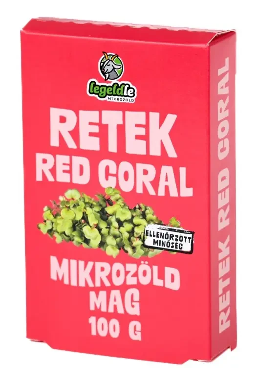 Legeldle Retek, Red Coral 100 g mikrozöld mag