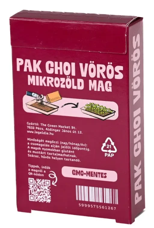 Legeldle Pak Choi 30 g mikrozöld mag
