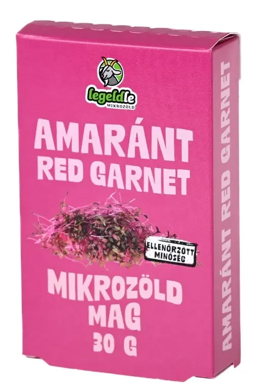 Legeldle Amaránt, Red Garnet 30 g mikrozöld mag