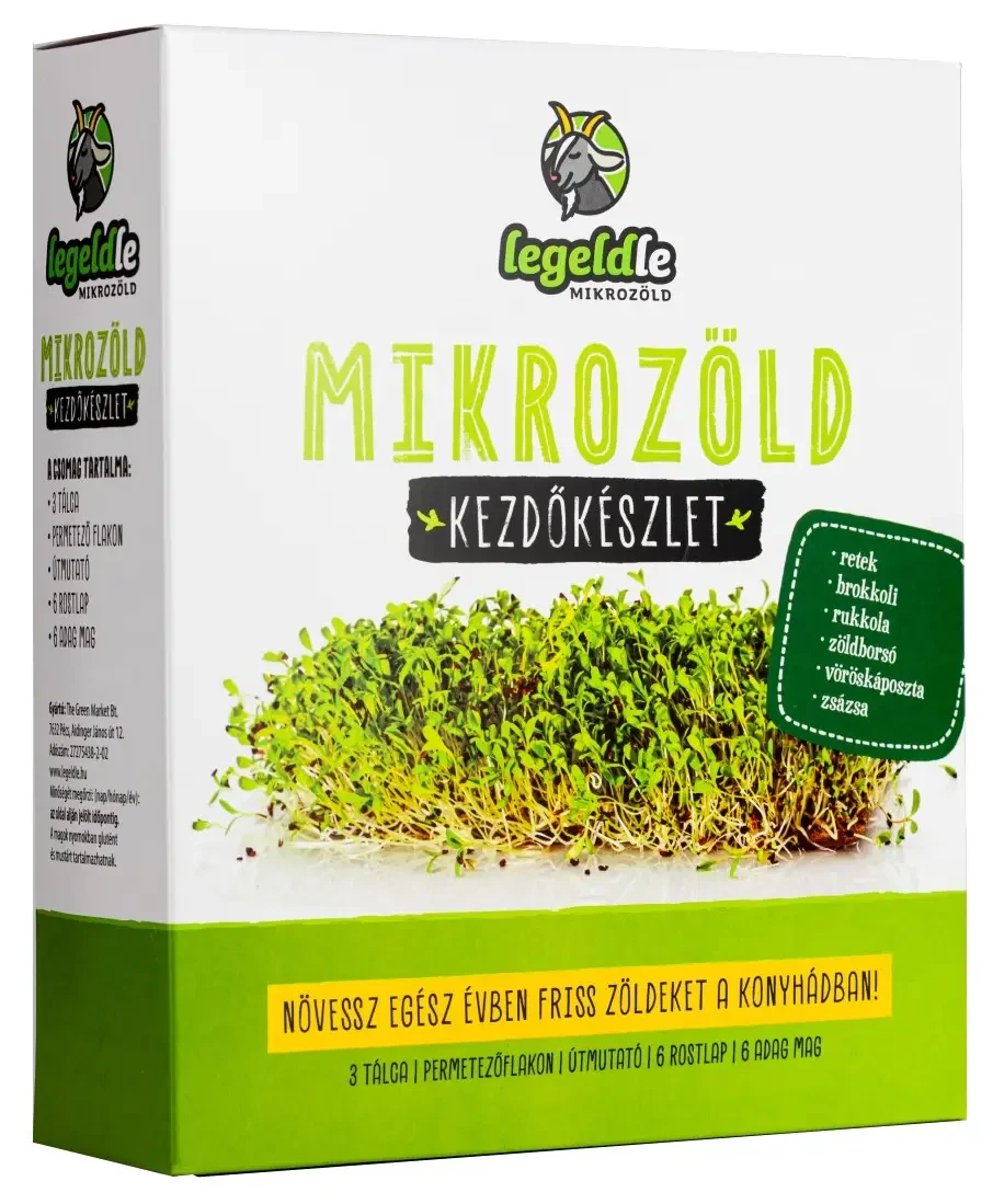 Legeldle Mikrozöld kezdőkészlet 1db