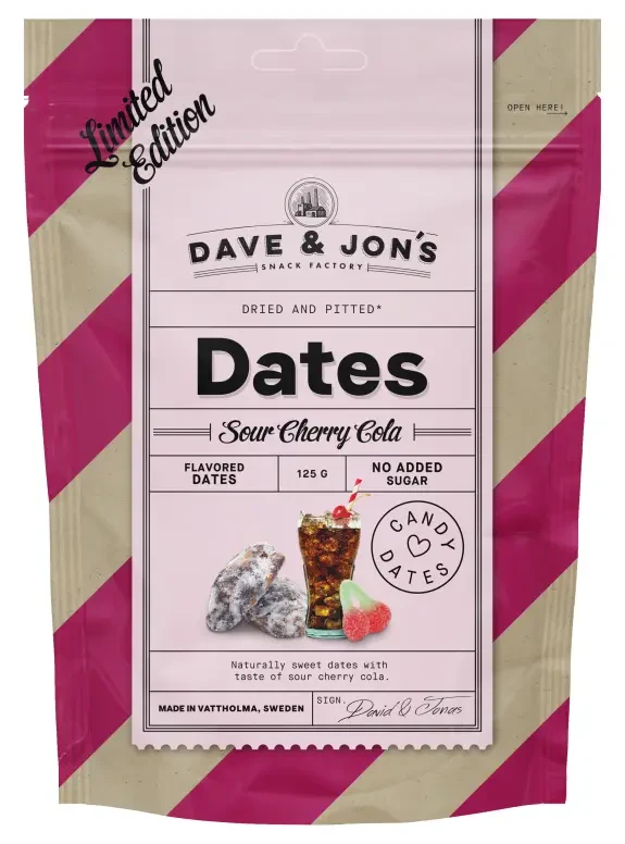 Dave & Jon's Datolya Sour Cherry Cola 125g
