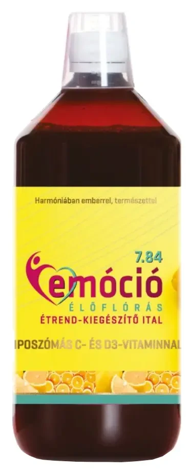 Emóció Élőflórás Étrend-kiegészítő ital C- és D3-vitaminnal 500ml