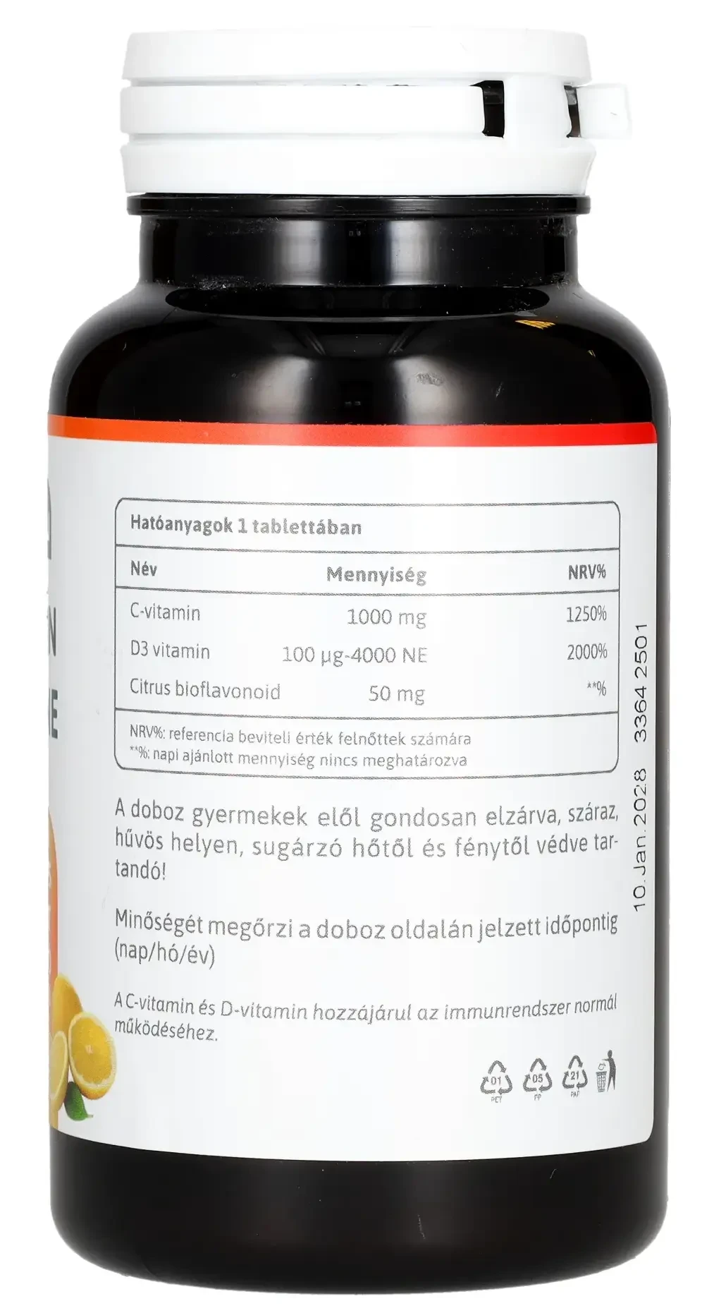 Multi 4U C 1000+D 4000 vitamin tabletta 90db