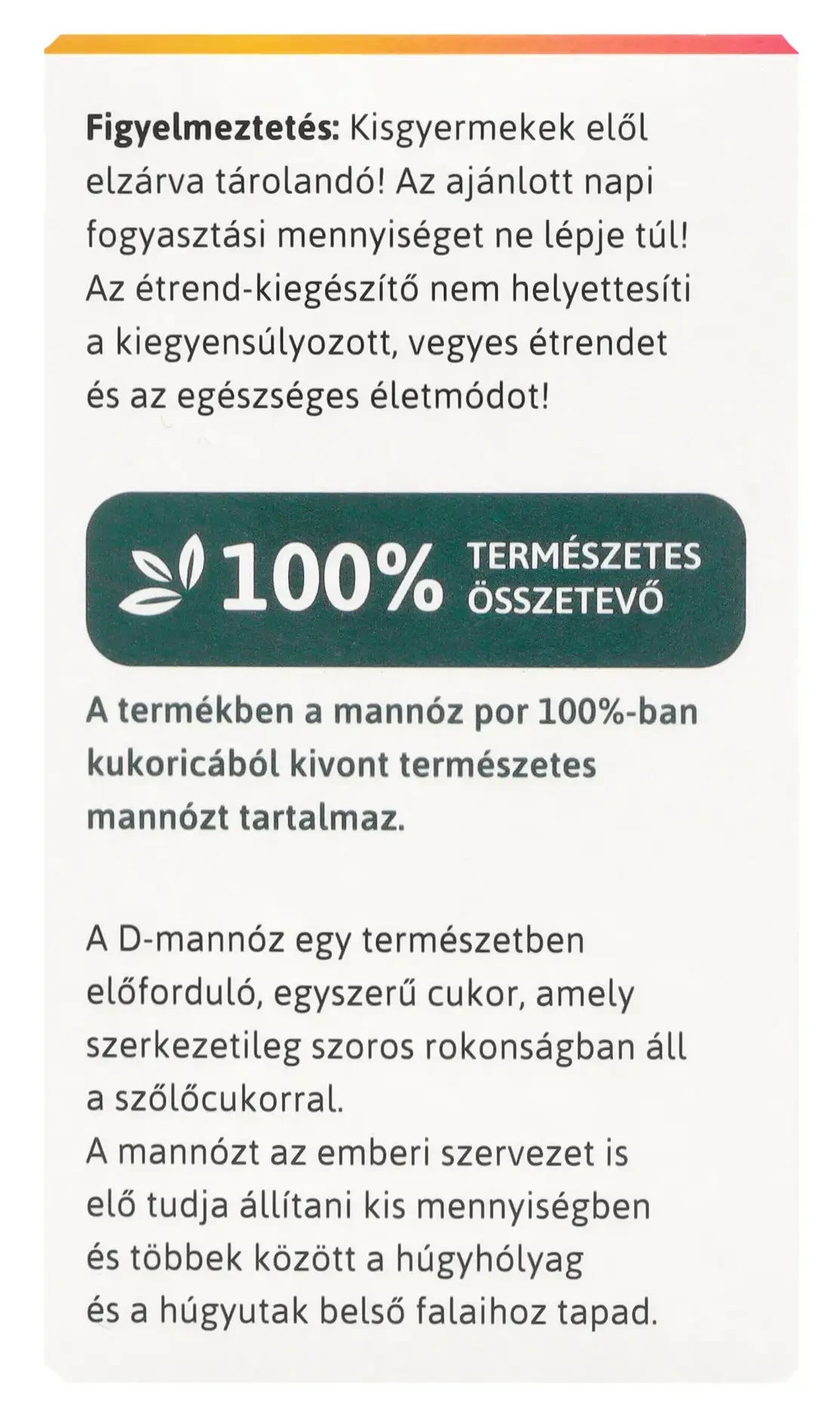 Multi4U D-Mannóz por 82 g 80 adag