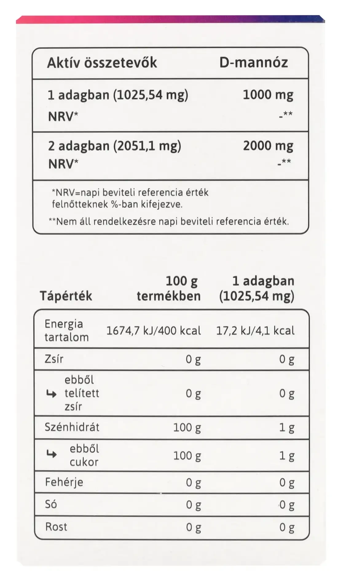 Multi4U D-Mannóz por 82 g 80 adag
