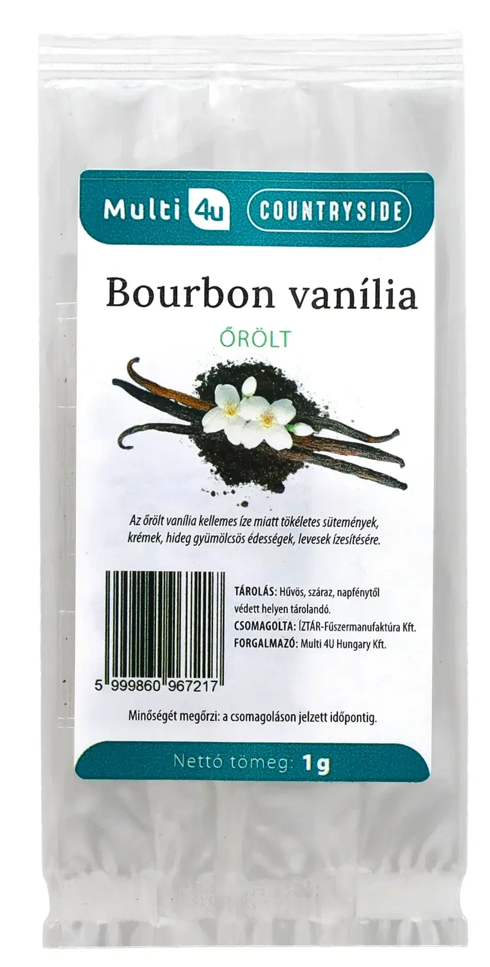 Multi 4U Countryside Bourbon vanília őrölt 1g