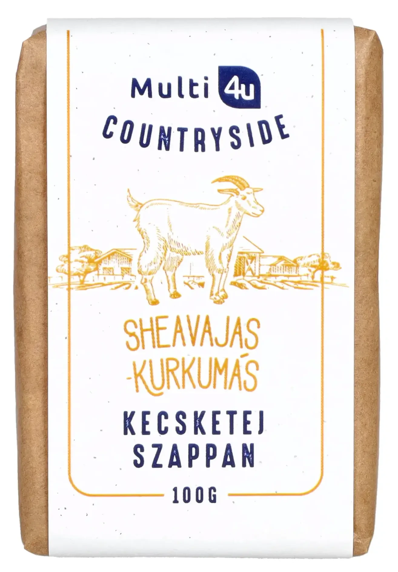 Multi 4U Countryside Sheavajas-kurkumás Kecsketej szappan 100g