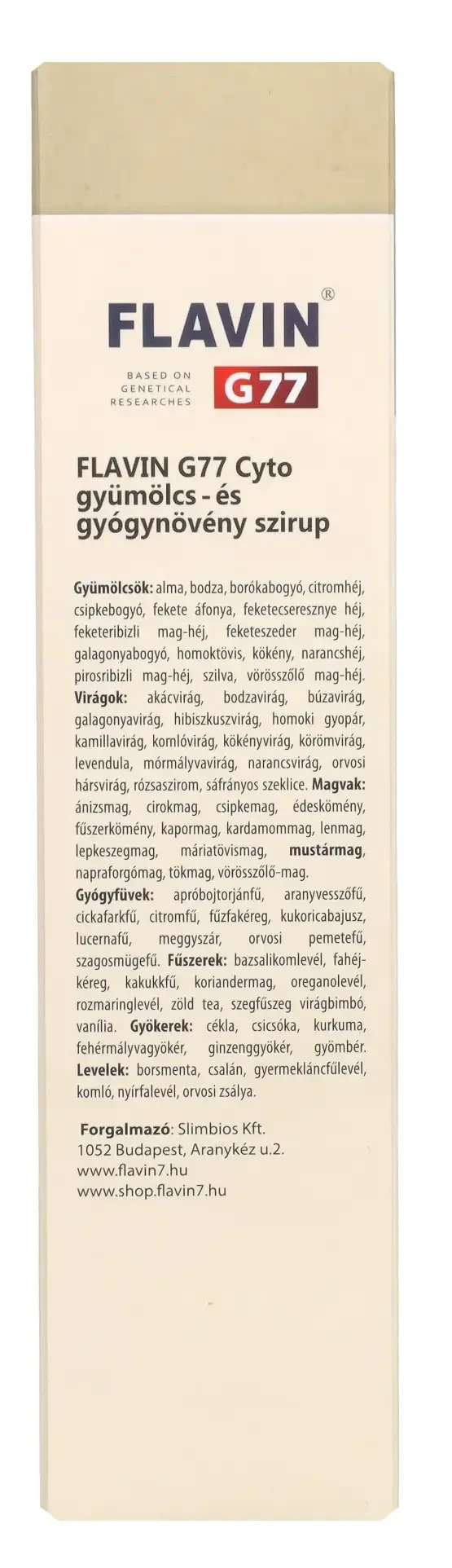 Flavin G77 Cyto szirup 500ml