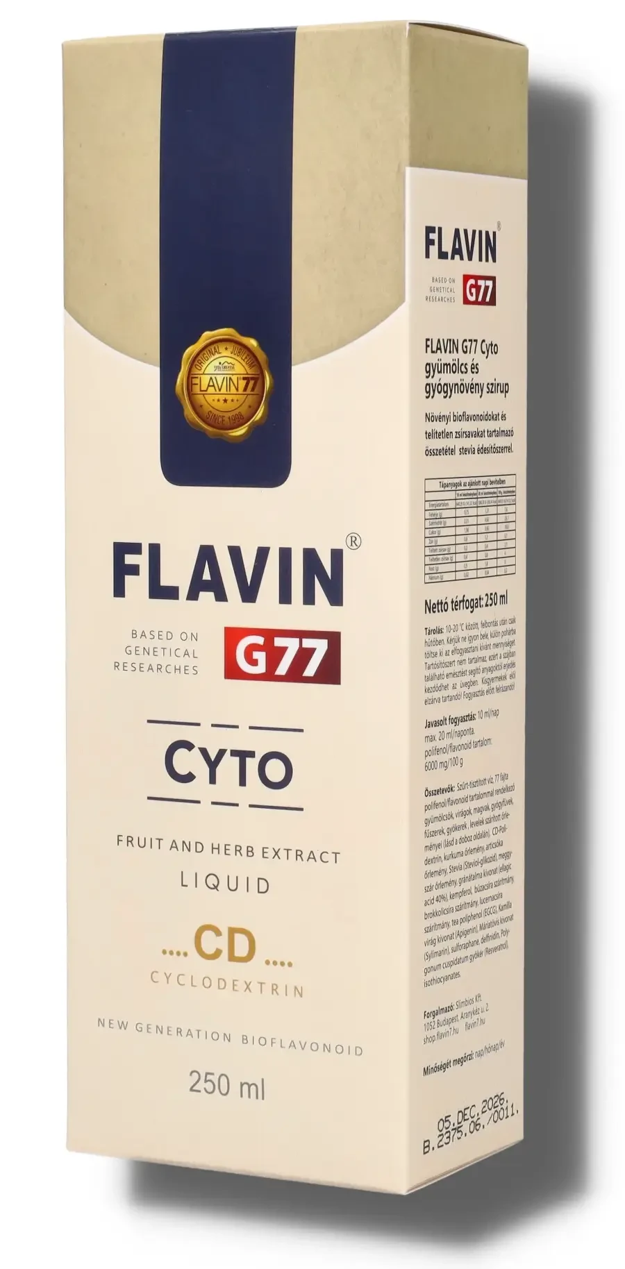 Flavin G77 Cyto szirup 250ml