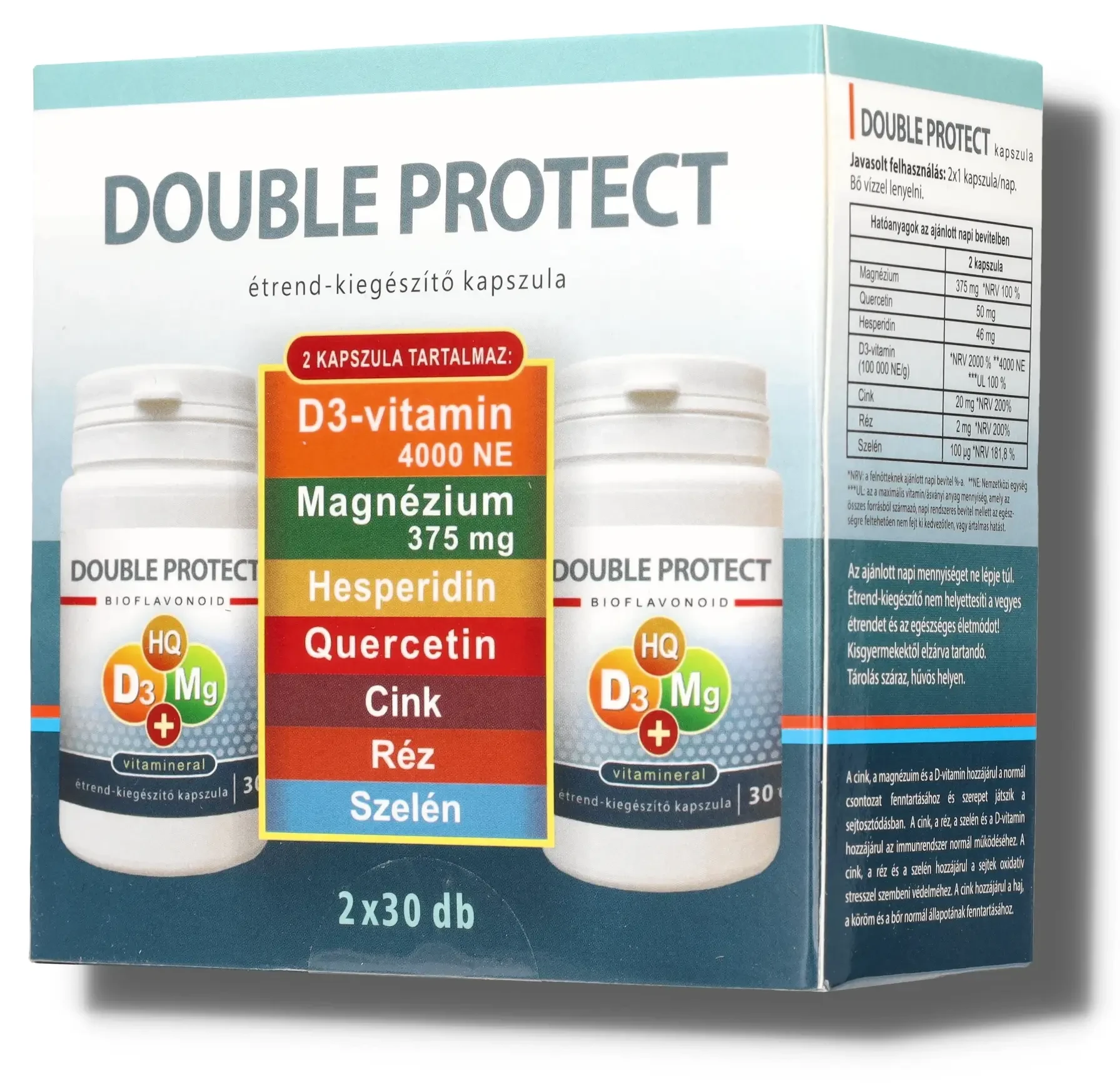 Double Protect étrend-kiegészítő kapszula 2x30 db