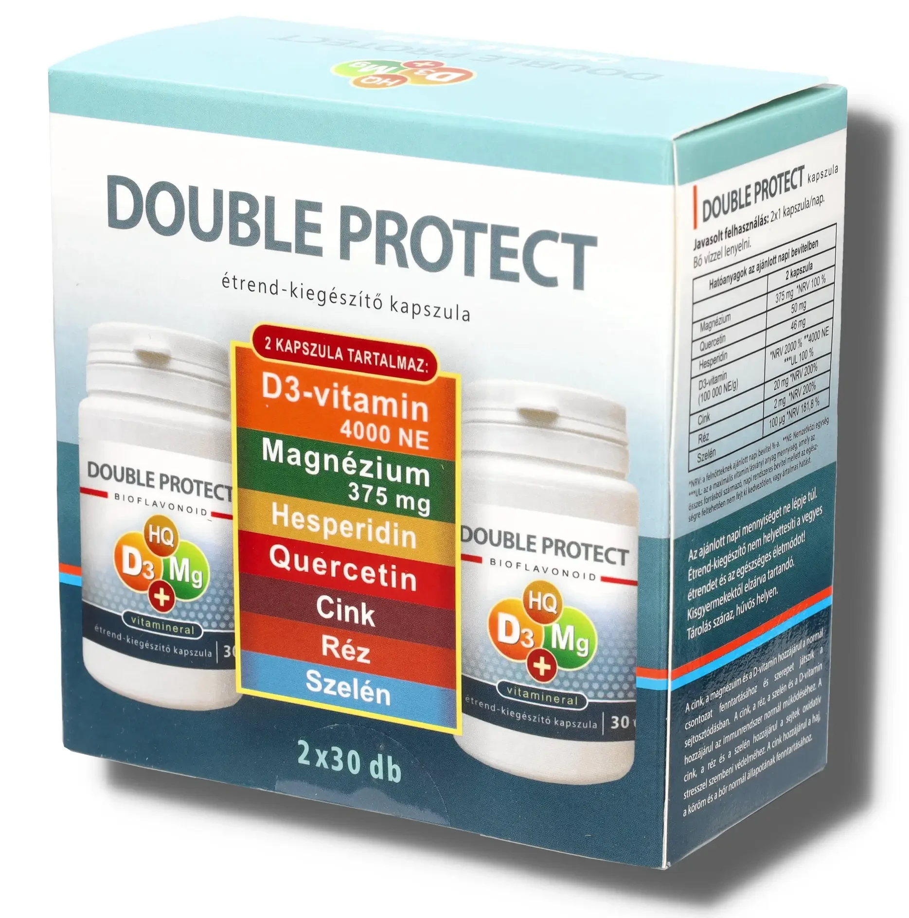 Double Protect étrend-kiegészítő kapszula 2x30 db