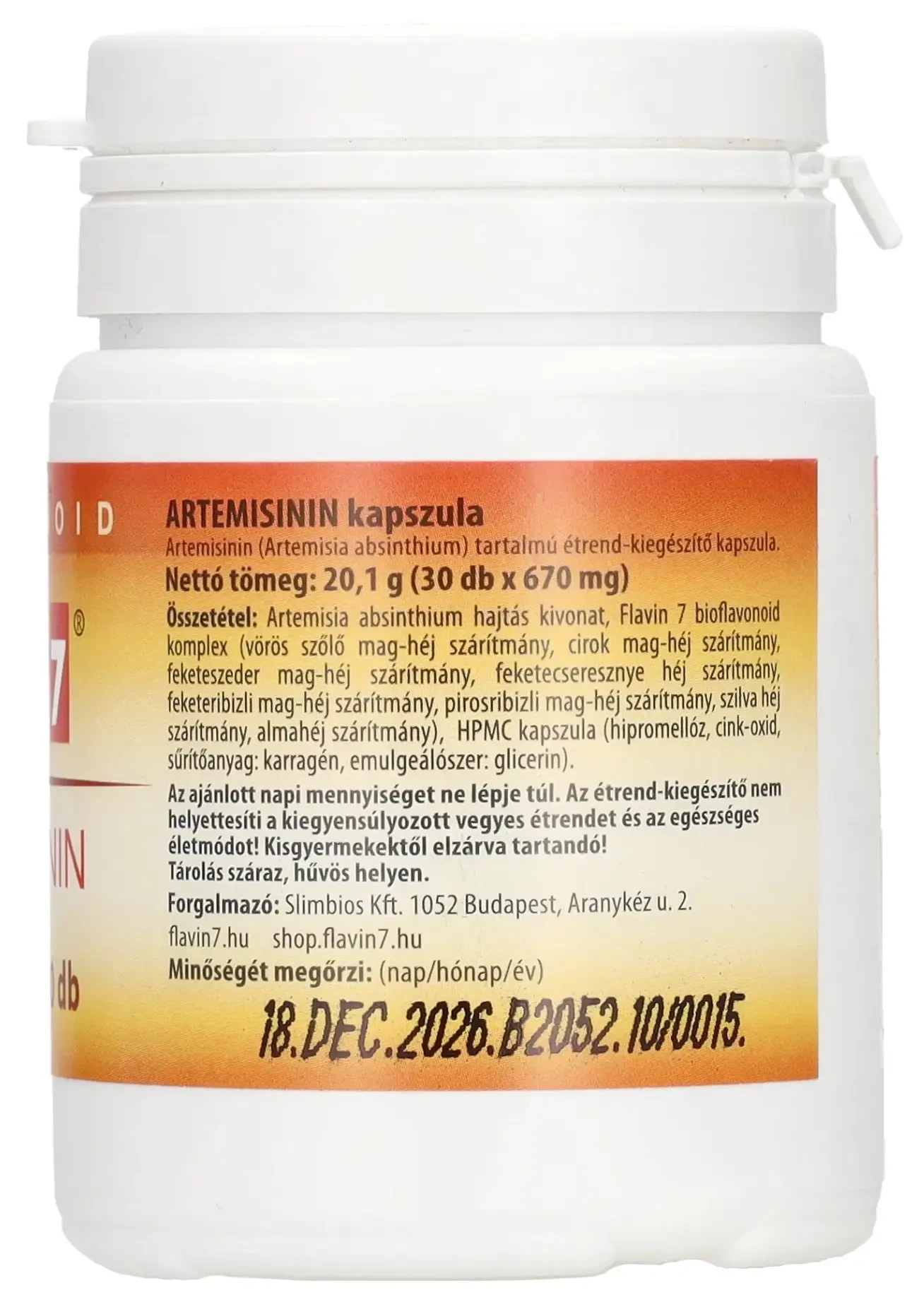 Flavin Artemisinin 30db