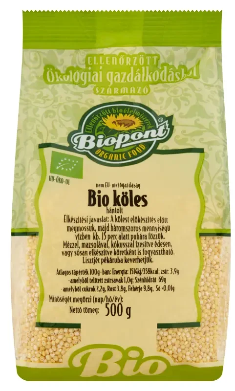 Biopont BIO Köles, hántolt 500g