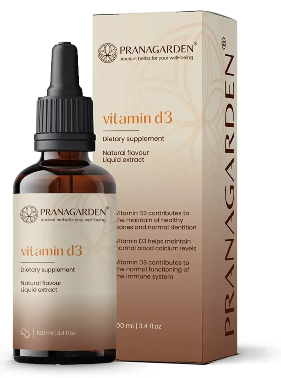 Pranagarden Folyékony D-vitamin cseppek (4000 NE) étrend-kiegészítő 100 ml