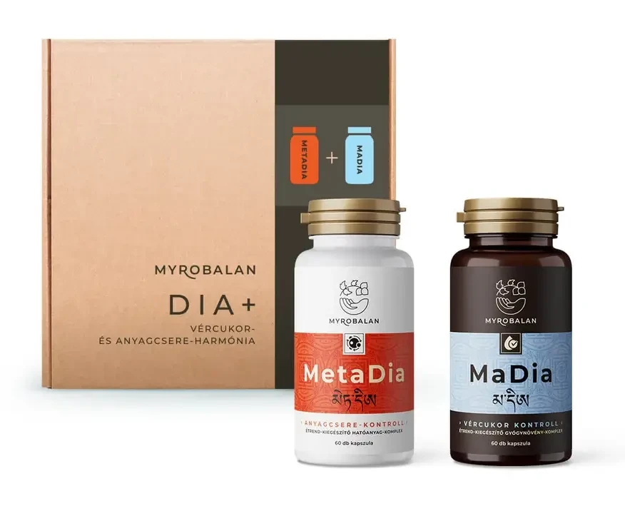 Myrobalan Dia+ csomag 30 napi adag (60db+60db)