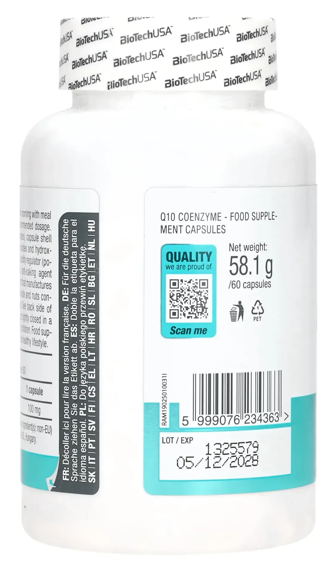 BT Q10 Coenzyme 60db 100mg