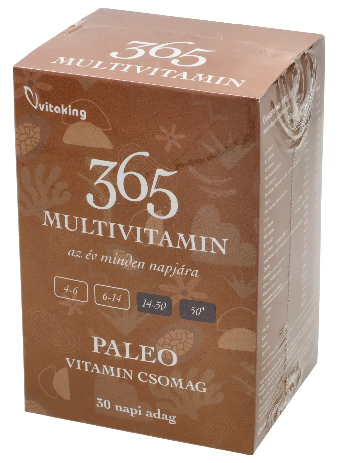 365 PALEO Multivitamin csomag 30 db